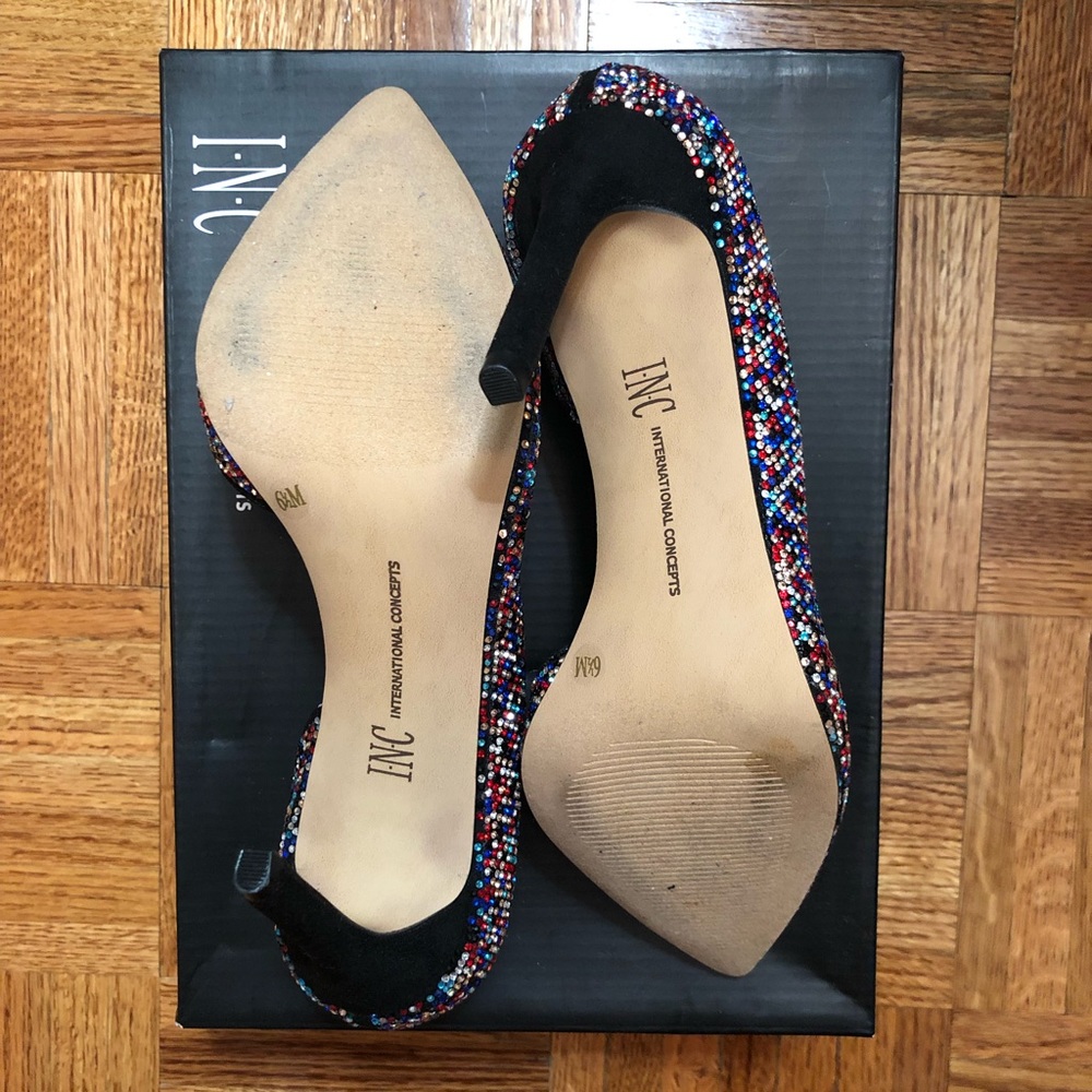INC Kenjay Multi pixel 6.5 d’orsay heels - Picture 6 of 9